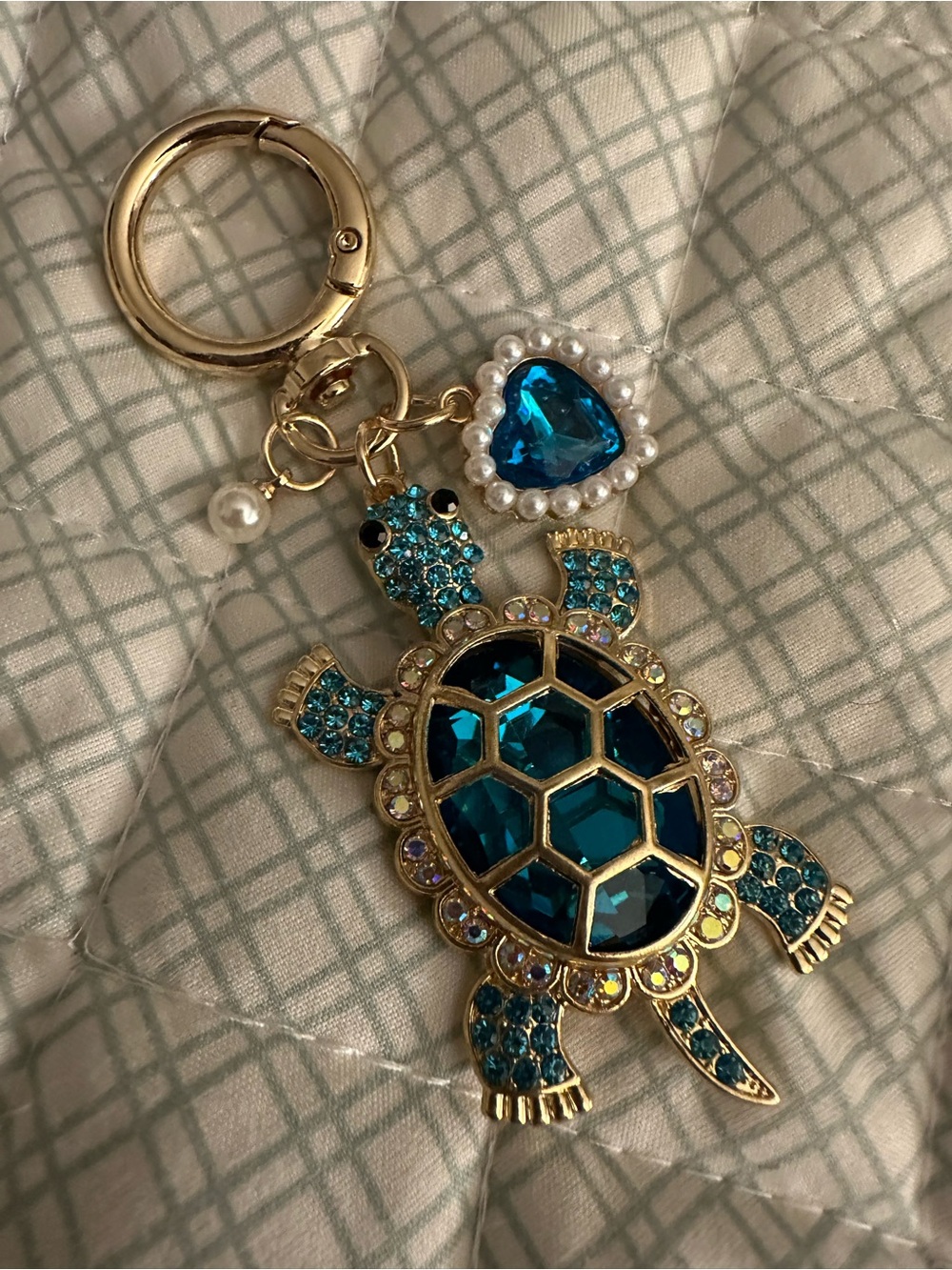 So cute turtle bag charm/key ring